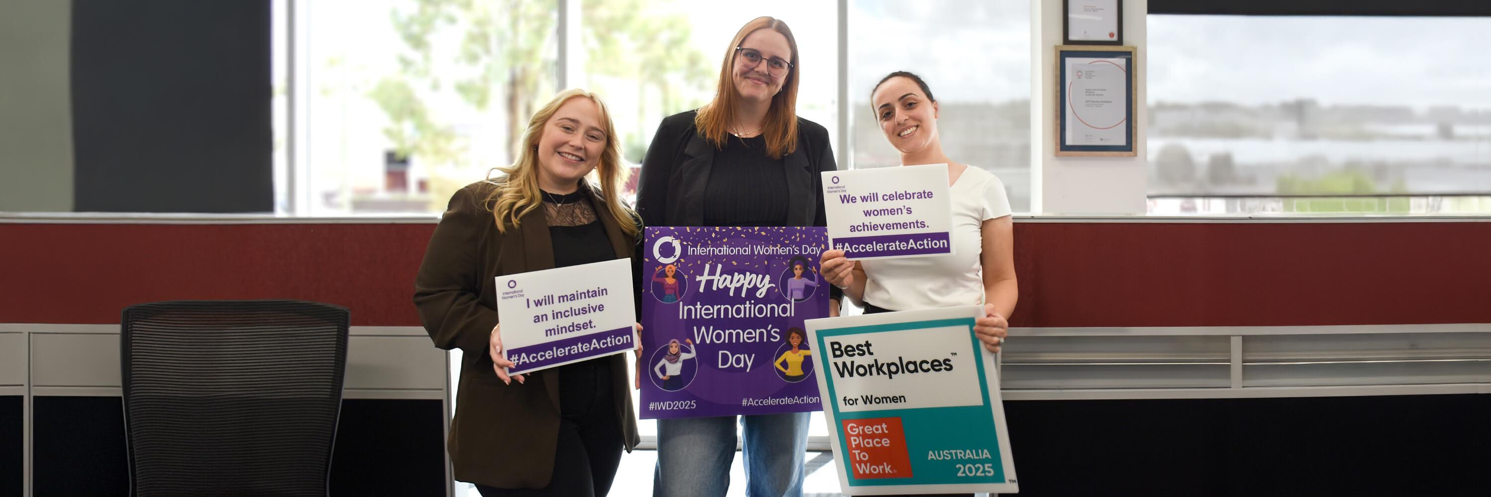 2025 Best Workplaces™ for Women in Australia  & IWD Banner